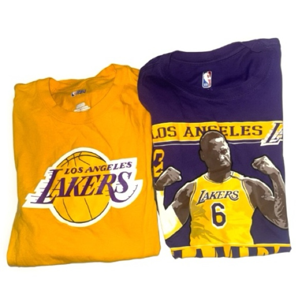 NBA Kids T-Shirts - Gold and Purple